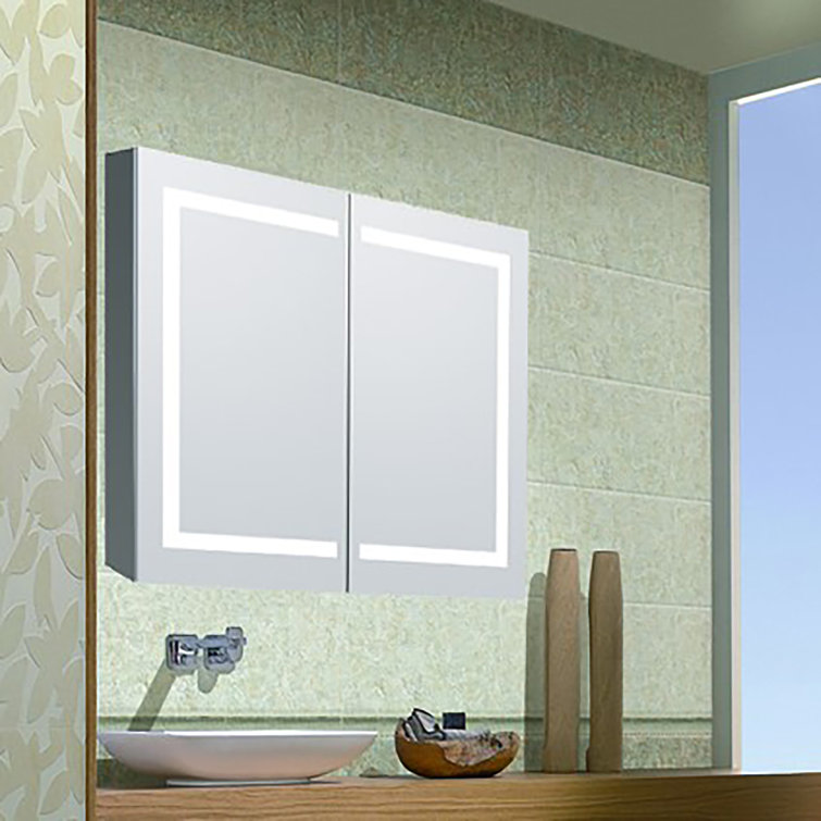 Orren Ellis Emelda Recessed/Surface Mount 2 Door Medicine with